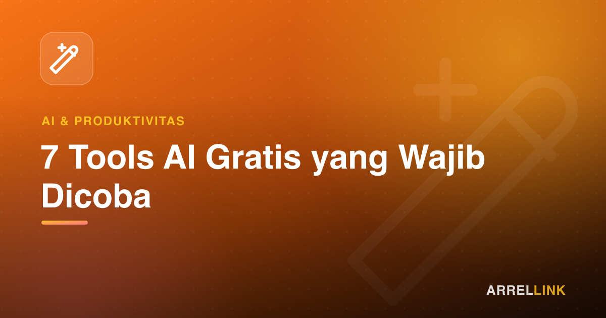 Ilustrasi artikel: 7 Tools AI Gratis yang Wajib Dicoba