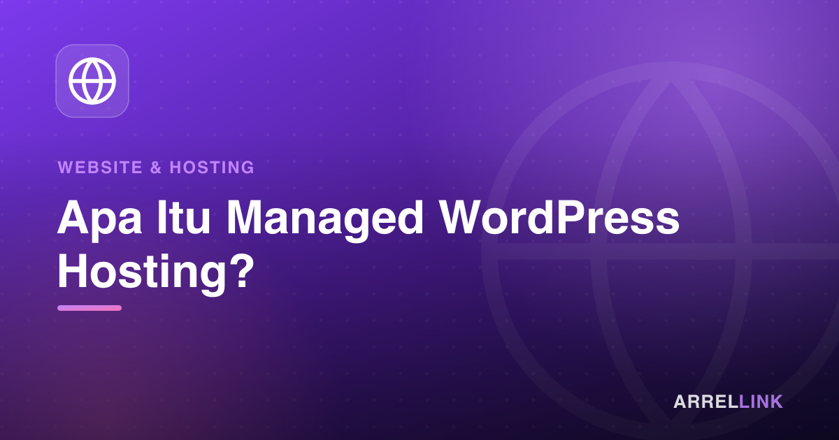 Ilustrasi artikel: Apa Itu Managed WordPress Hosting?