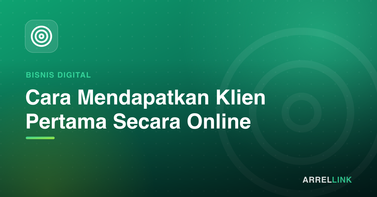 Ilustrasi artikel: Cara Mendapatkan Klien Pertama Secara Online