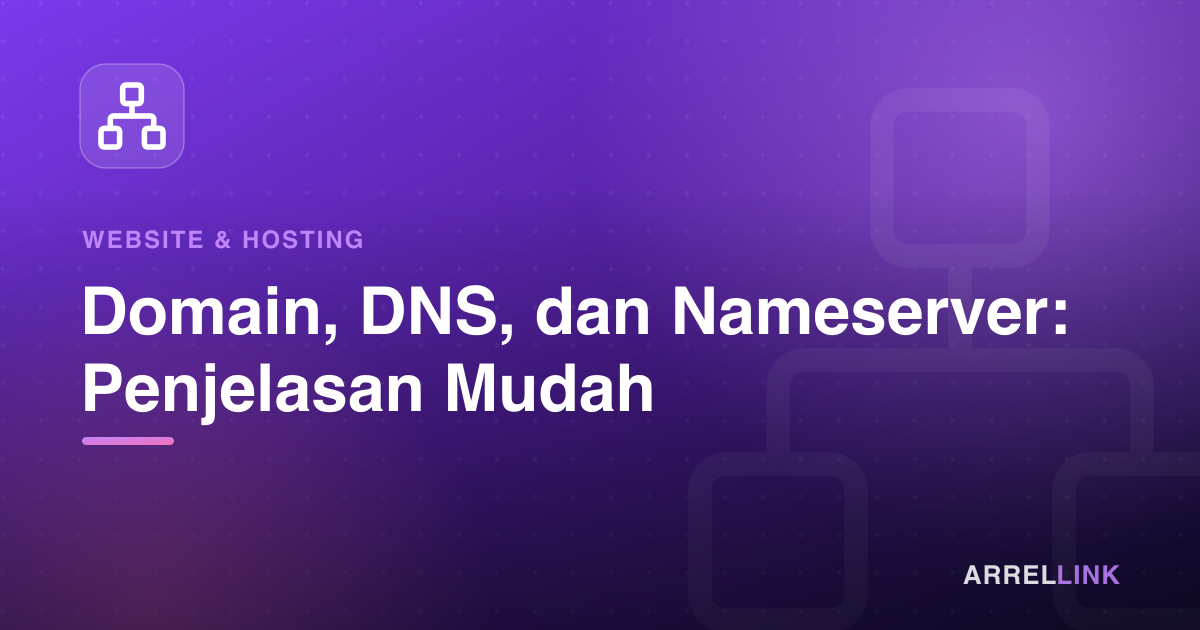 Ilustrasi artikel: Domain, DNS, dan Nameserver: Penjelasan Mudah