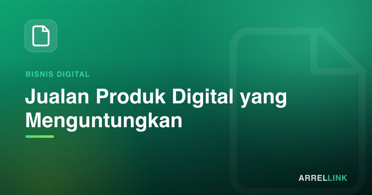 Ilustrasi artikel: Jualan Produk Digital yang Menguntungkan