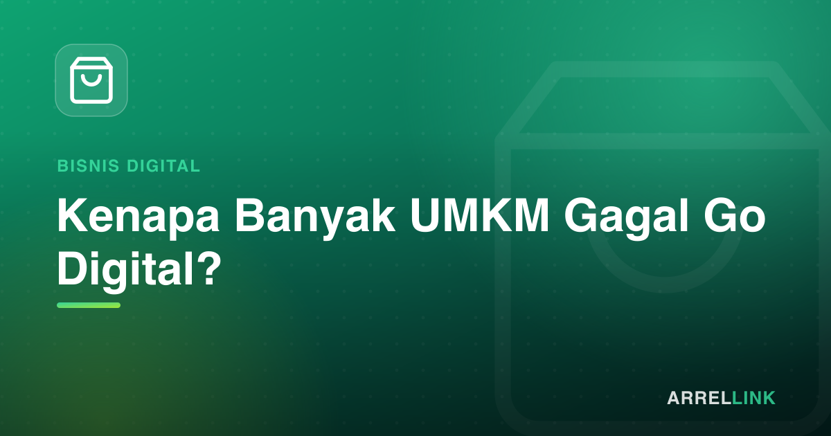 Ilustrasi artikel: Kenapa Banyak UMKM Gagal Go Digital?