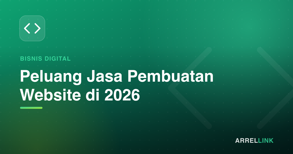Ilustrasi artikel: Peluang Jasa Pembuatan Website di 2026