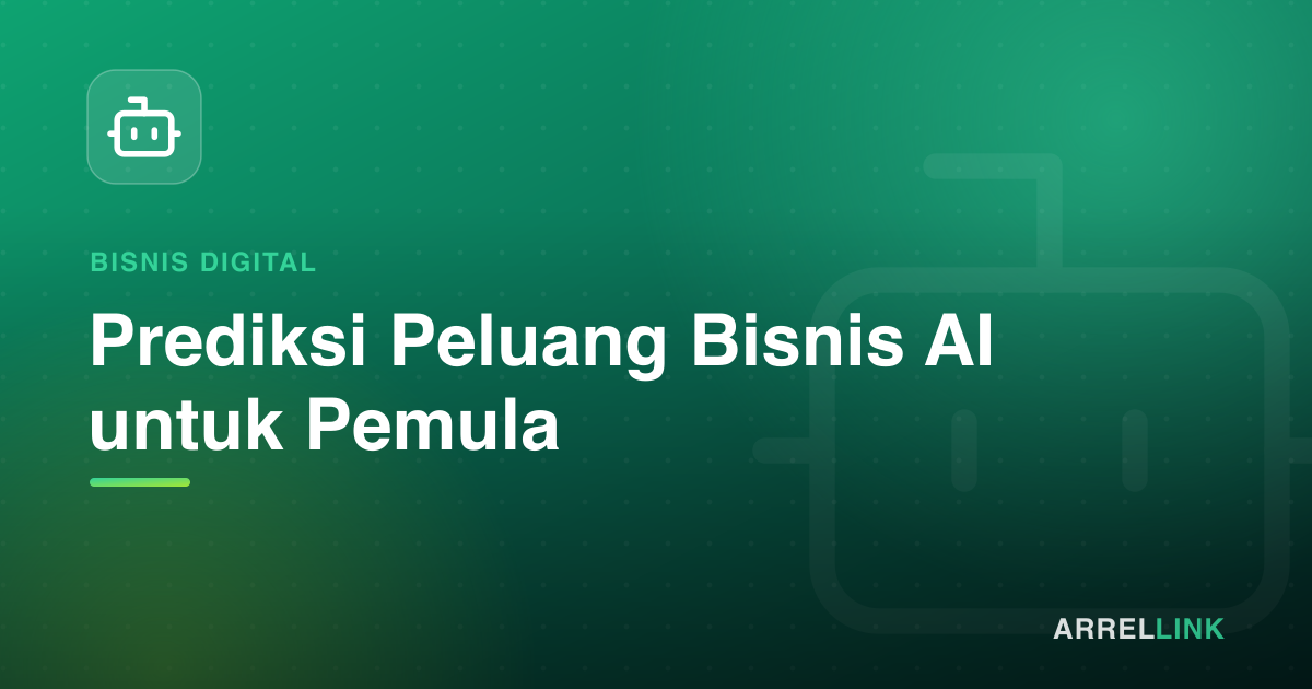 Ilustrasi artikel: Prediksi Peluang Bisnis AI untuk Pemula